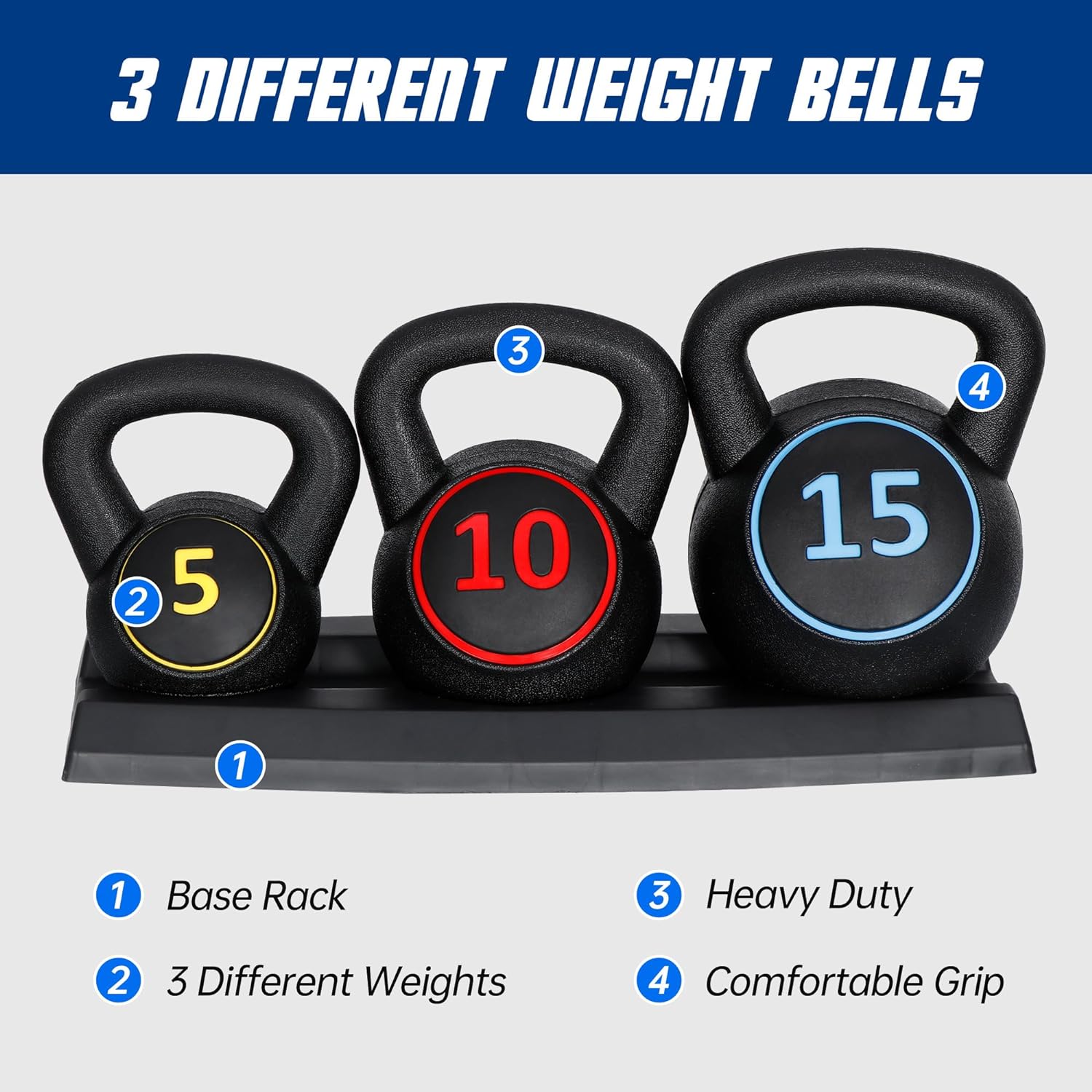 Kettlebell - IUNNDS - Kettlebell Universal de HDPE