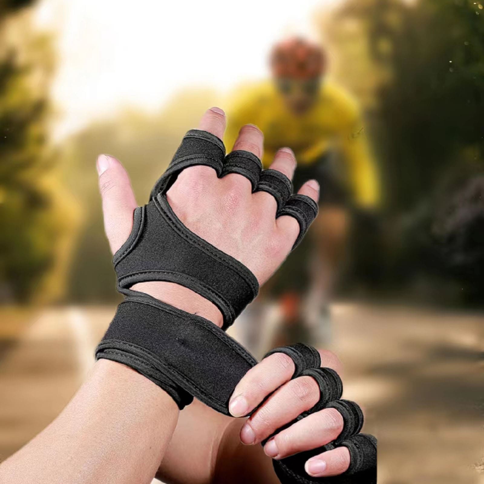 Weightlifting Gloves - 1 par de guantes deportivos para