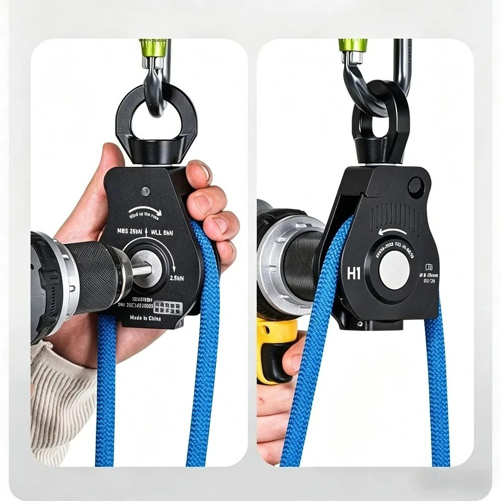 Rope Climb - Retractor de cuerda eléctrico Xinda, cuerda