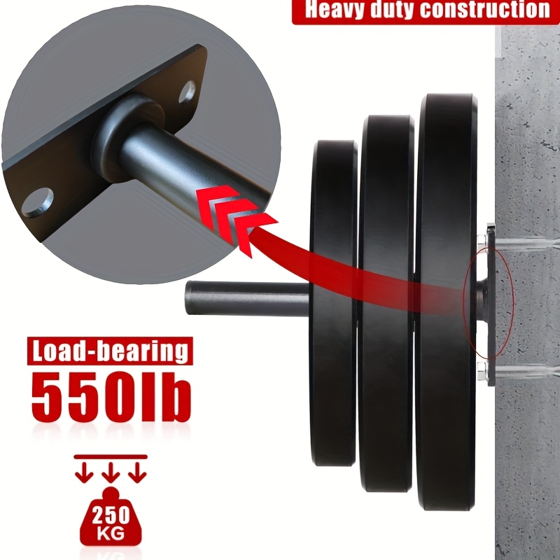 Soporte de pared para discos d - Gymnastic Ring reseña y precio