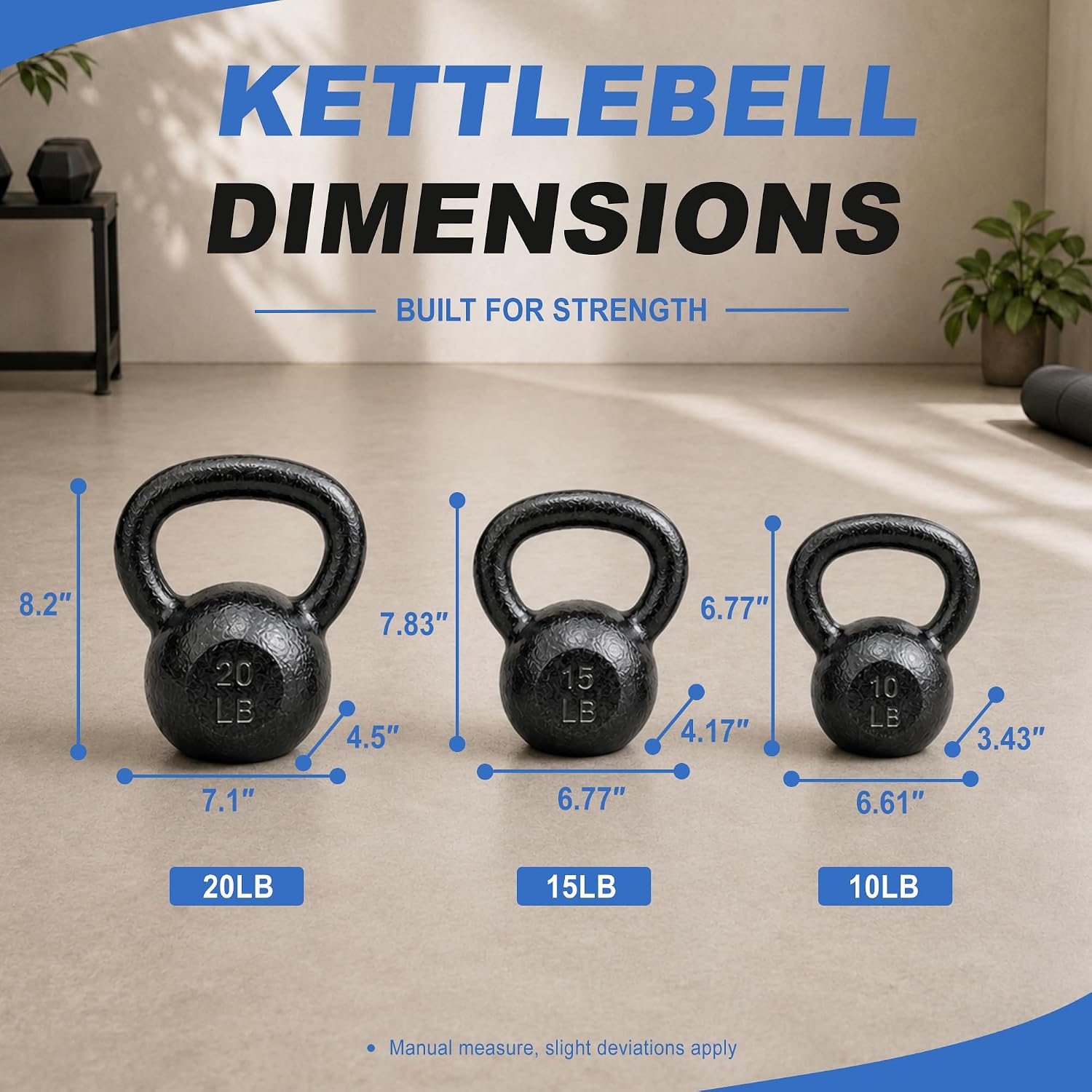 Pesas Rusas de Hierro Fundido  - Kettlebell reseña y precio