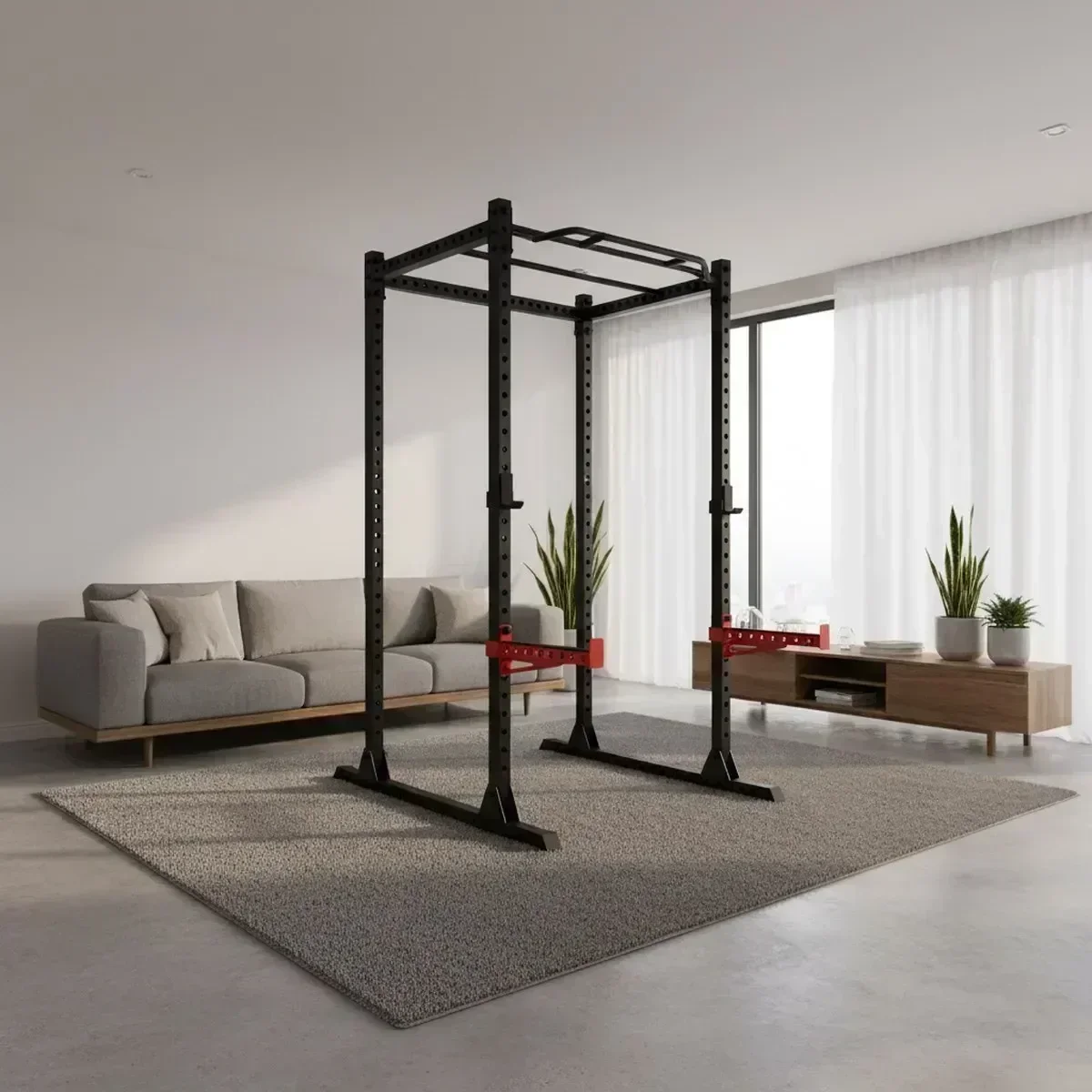 Rack de Sentadillas Ajustable  - Pull Up Bar reseña y precio