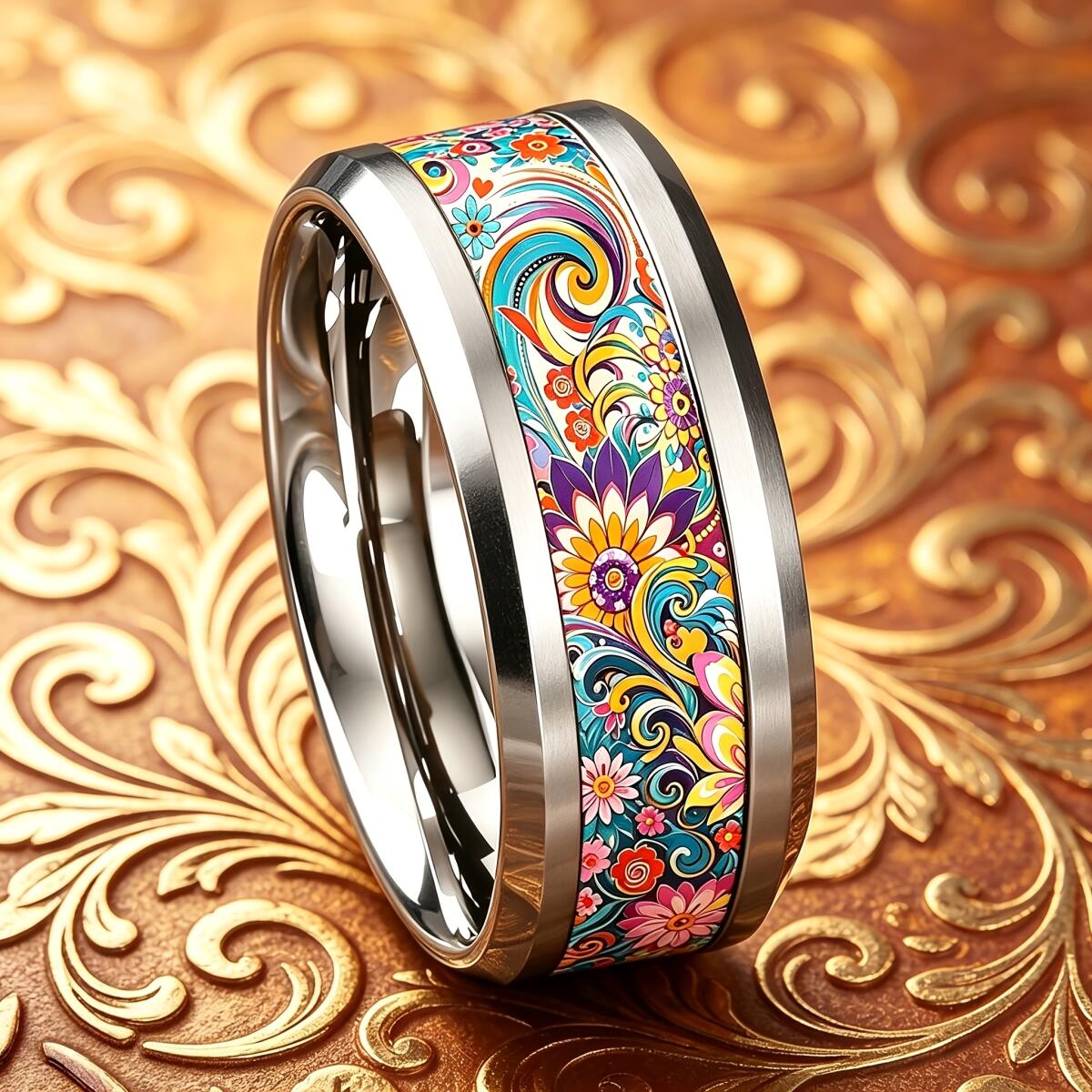 Anillo bohemio colorido con di - Gymnastic Ring reseña y precio