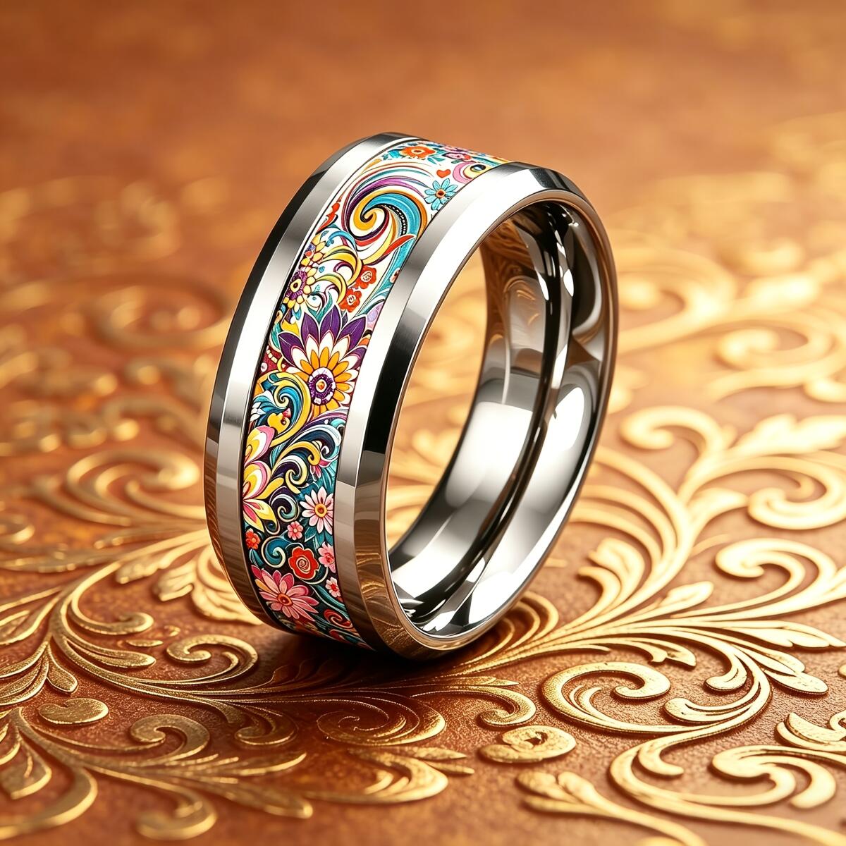 Anillo bohemio colorido con di - Gymnastic Ring reseña y precio