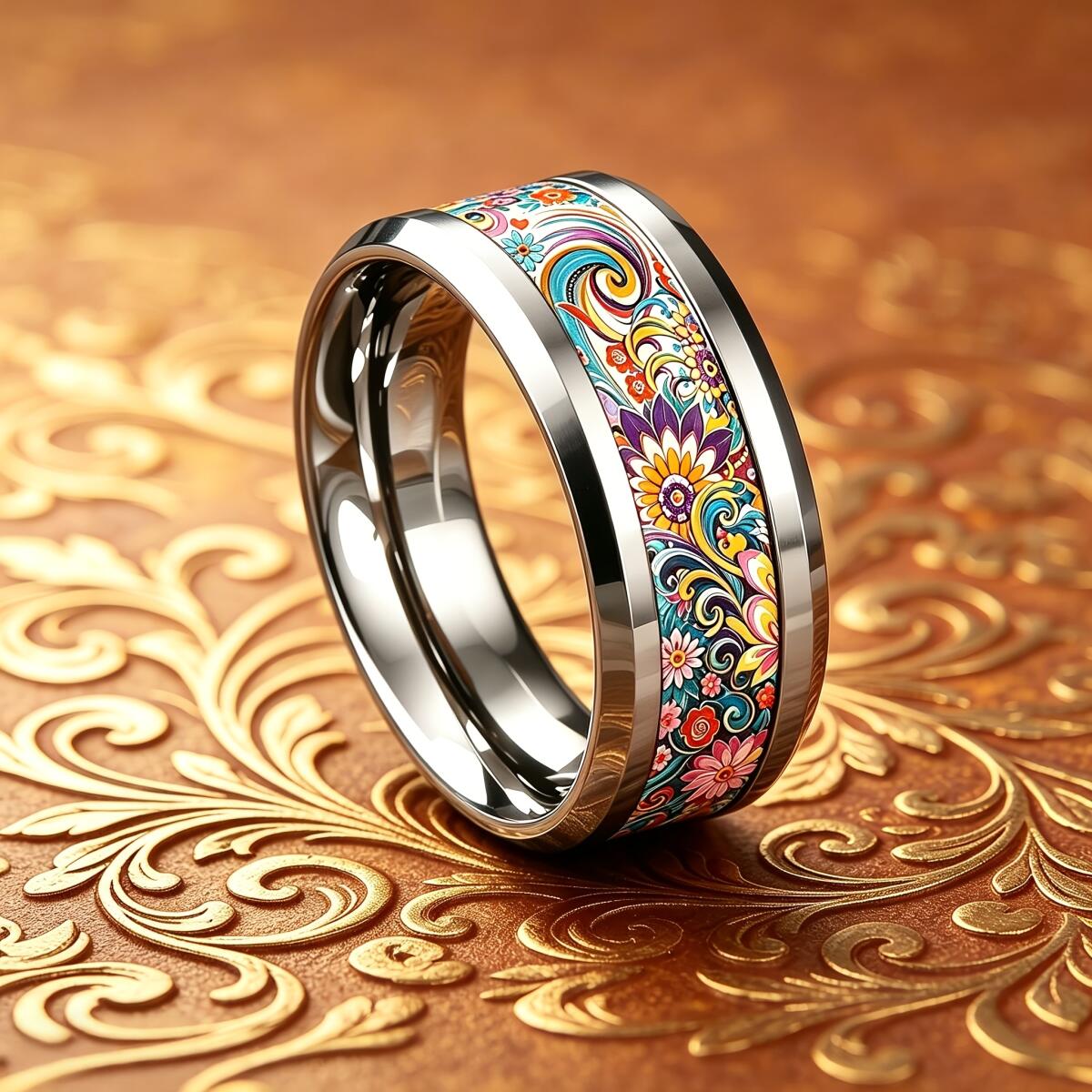 Anillo bohemio colorido con di - Gymnastic Ring reseña y precio