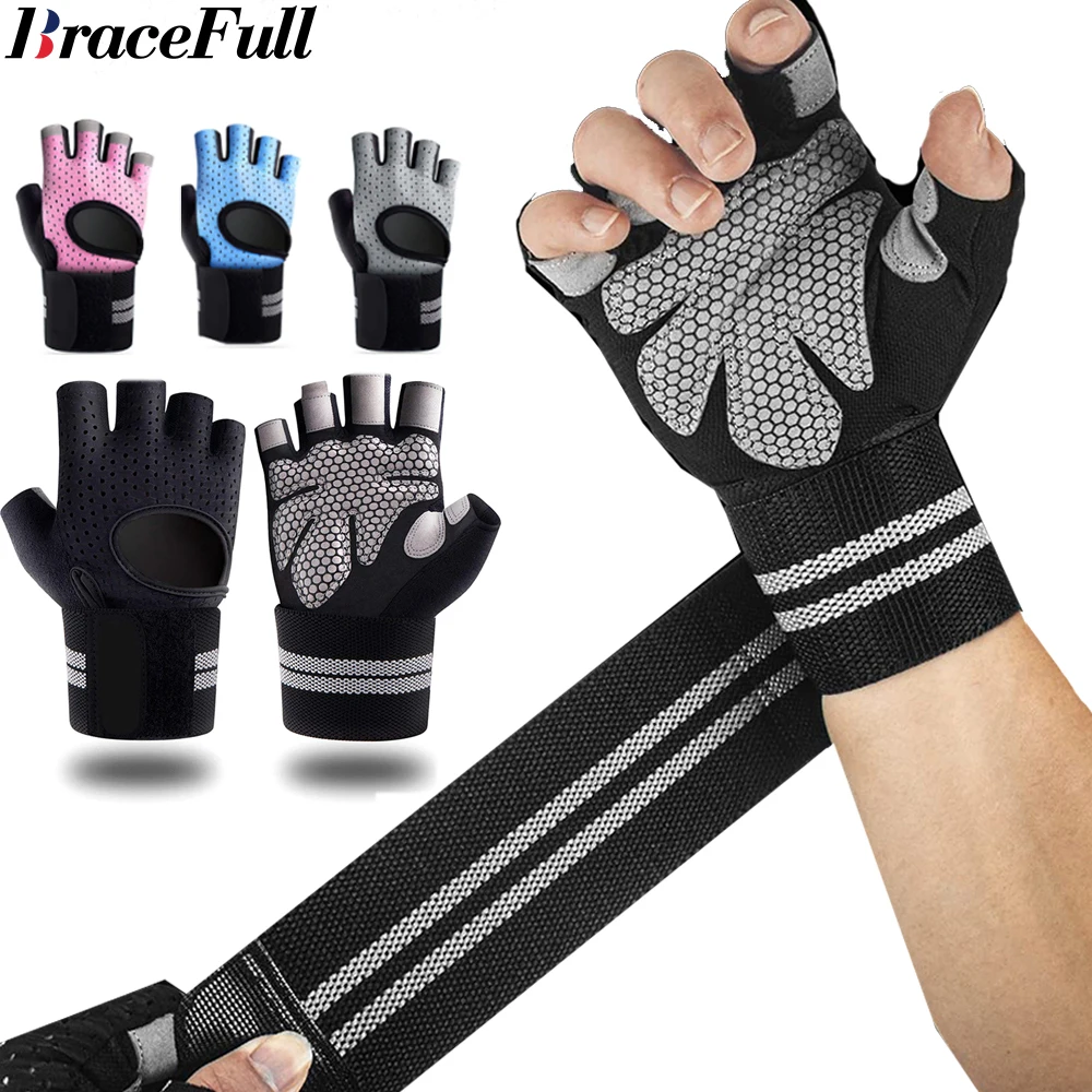 1 par de guantes de gimnasio d - Weightlifting Gloves reseña y precio